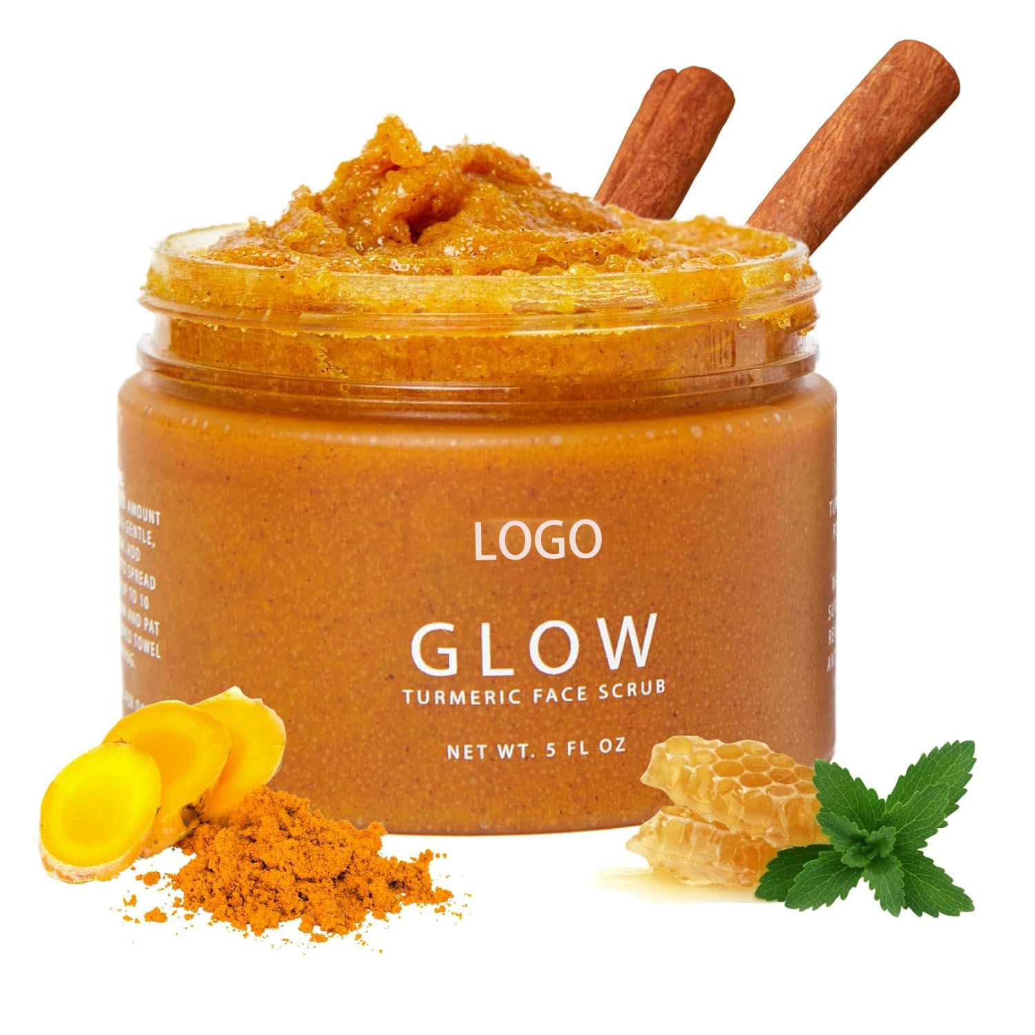 Private Label Turmeric & Honey Brightening Scrub OEM/ODM