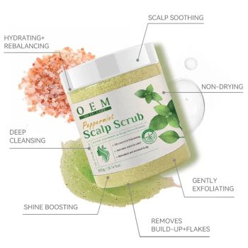 Custom scalp care product packaging by ProCosmeticsOEM