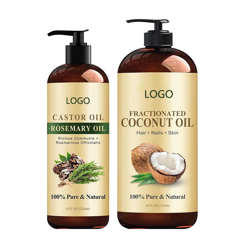 Private Label Castor & Coconut Oil Hair Growth Oil OEM/ODM