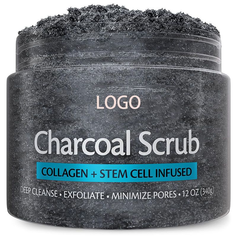 Private Label Charcoal Detoxifying Face Scrub OEM/ODM