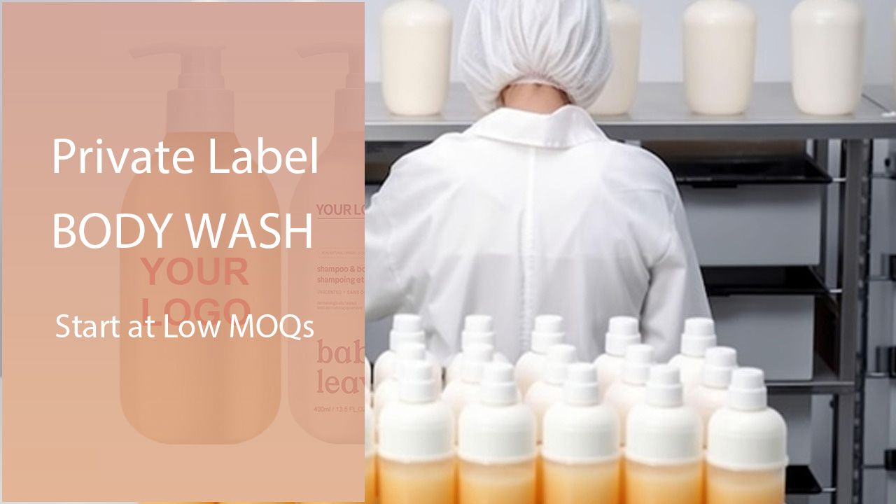 How to Start Your Own Private Label Body Wash Brand with Low MOQ