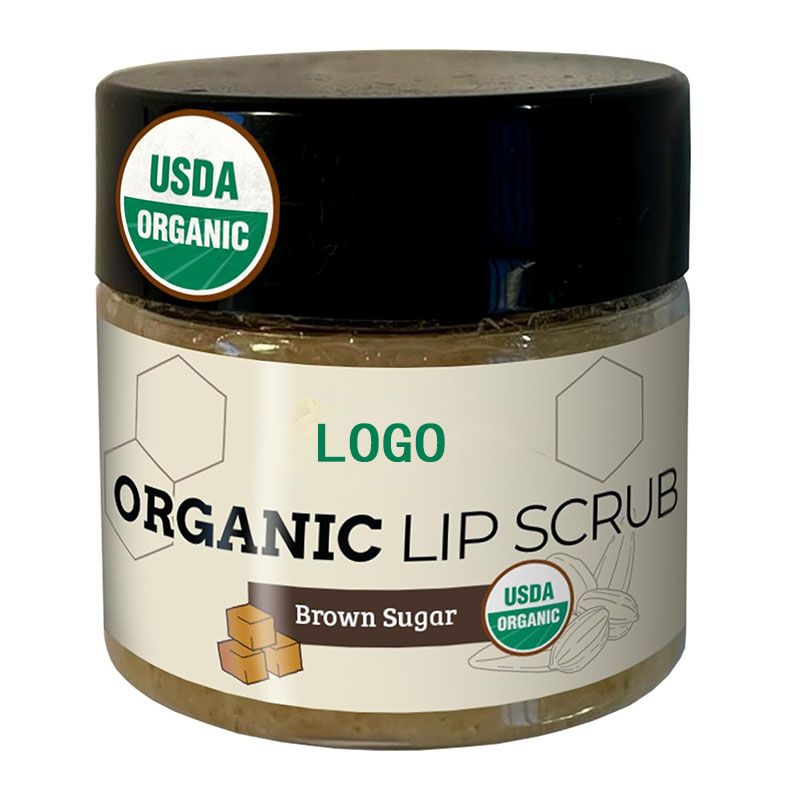 Private Label Brown Sugar & Coconut Oil Lip Scrub OEM/ODM