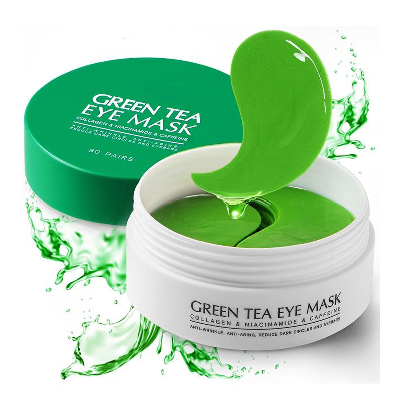 Private Label Caffeine & Green Tea Sheet Eye Mask OEM/ODM